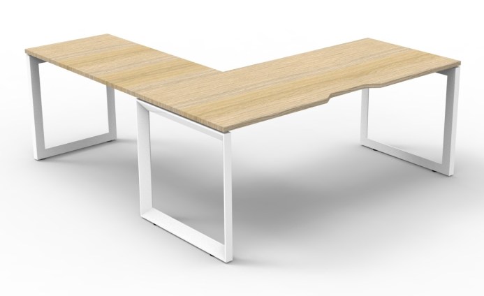 White Frame - Natural Oak Top 